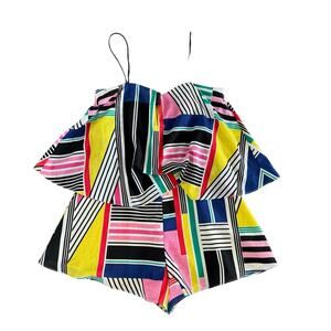 AKIRA Multicolor Striped Jumpsuit